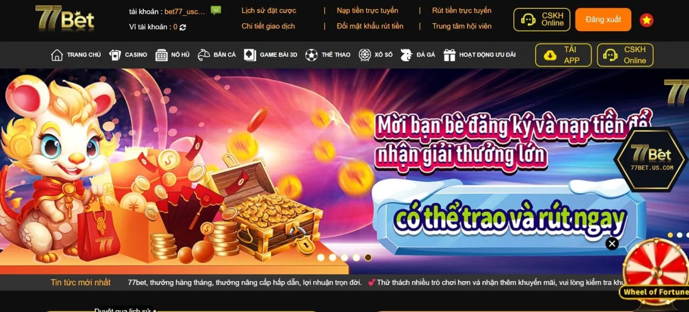 Địa chỉ cung cấp link vào 77bet uy tín